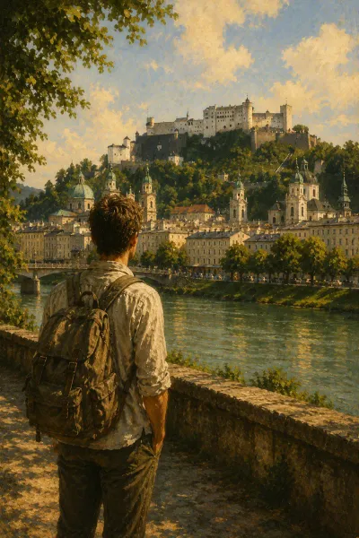Cover art for the "Salzburg" story series